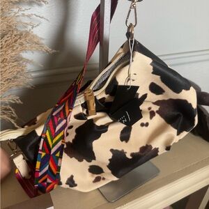 Stylish Cow Print Women's Bag